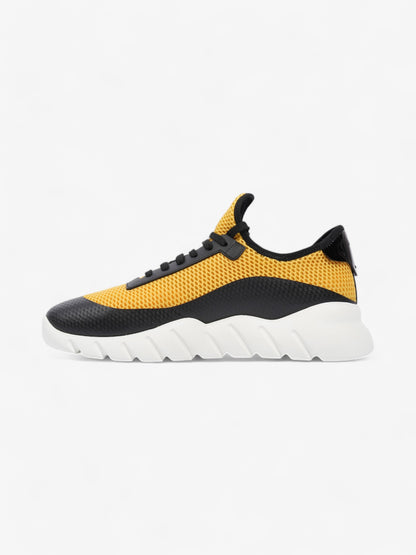 Fendi Mesh Sneakers Yellow / Black Mesh EU 41 UK 7