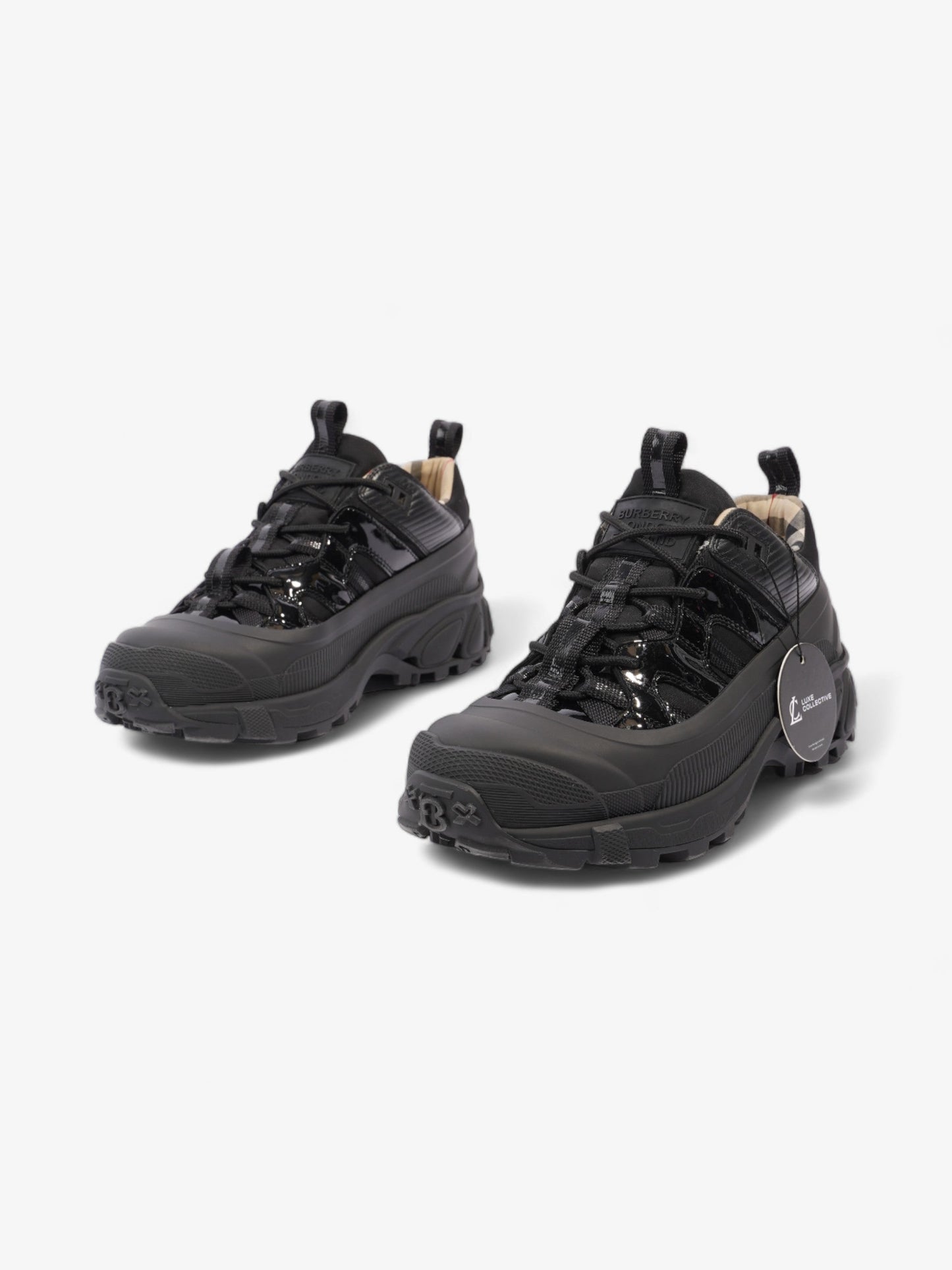 Burberry Arthur Sneakers Black Rubber EU 38 UK 5