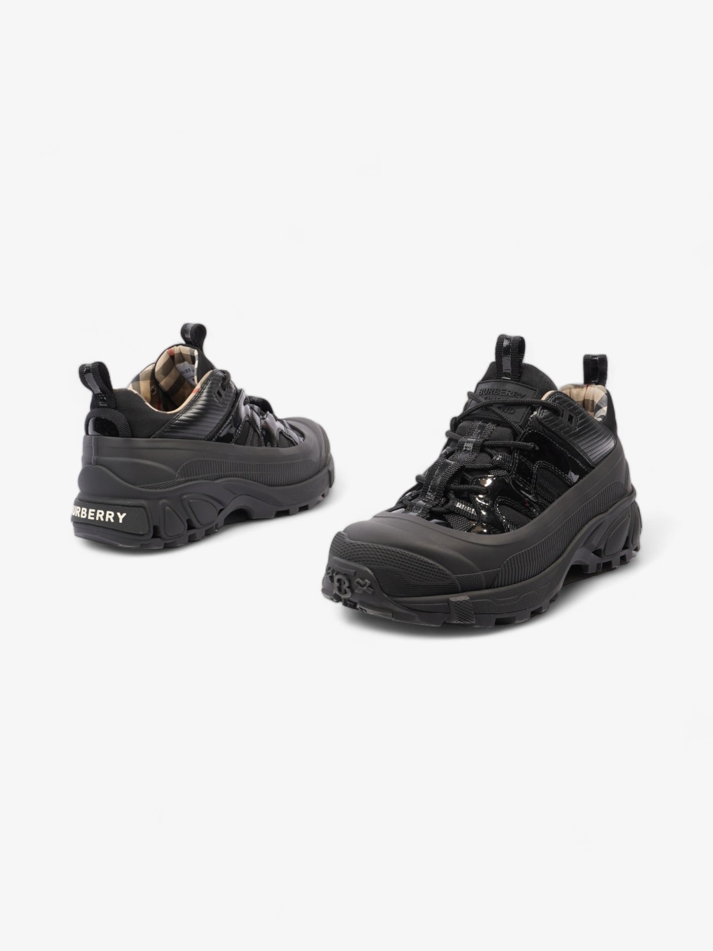 Burberry Arthur Sneakers Black Rubber EU 38 UK 5