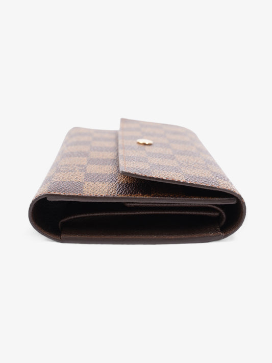 Louis Vuitton Sarah GM Long Wallet Damier Ebene Canvas