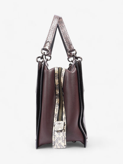 Coach Dreamer Black / Burgundy Leather 36