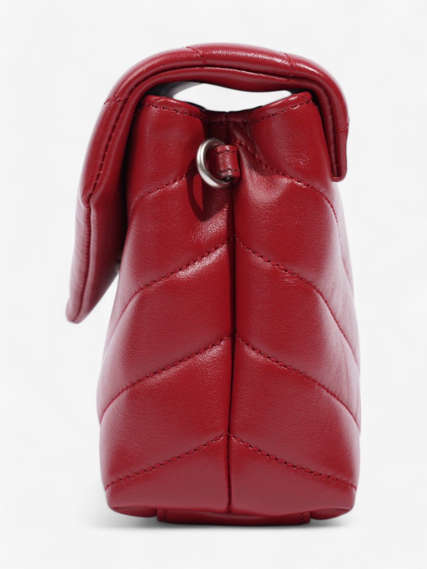 Saint Laurent Lou Lou Red Calfskin Leather Toy