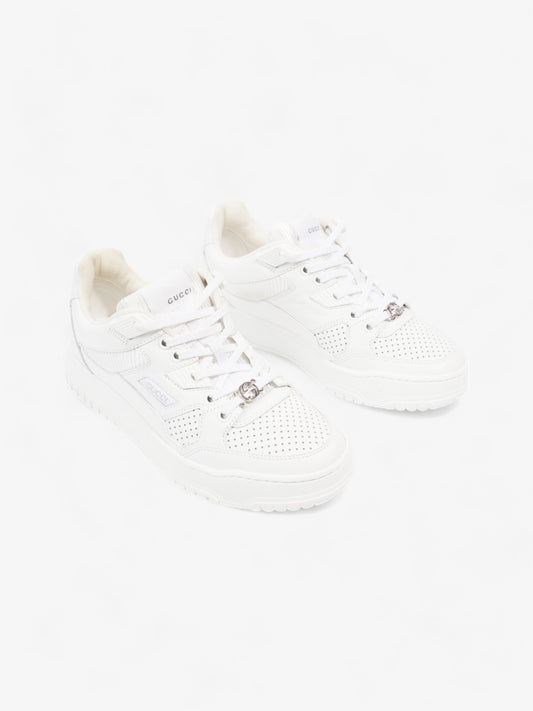 Gucci Interlocking GG Sneakers White  Leather EU 37.5 UK 4.5