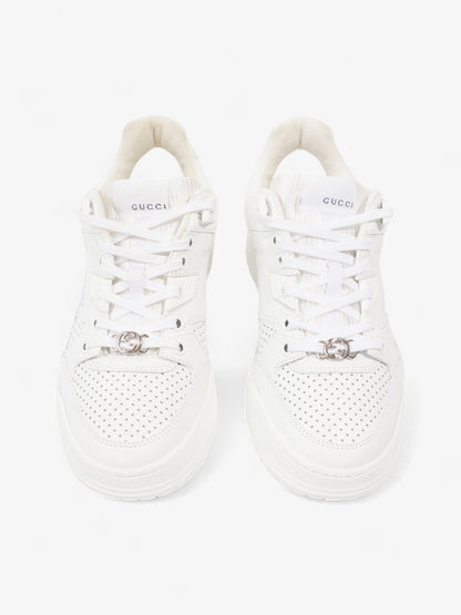 Gucci Interlocking GG Sneakers White  Leather EU 37.5 UK 4.5
