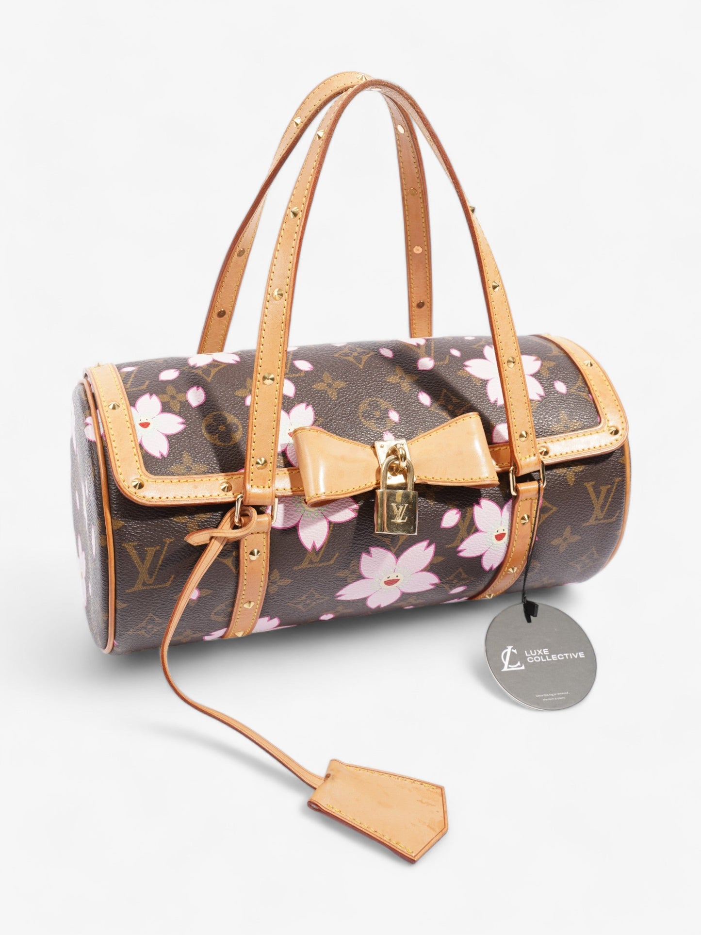 Louis Vuitton Papillon X Takashi Murakami Monogram Cherry Blossom Coated Canvas