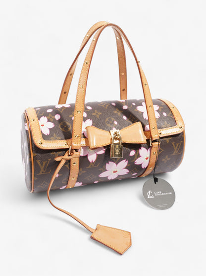 Louis Vuitton Papillon X Takashi Murakami Monogram Cherry Blossom Coated Canvas
