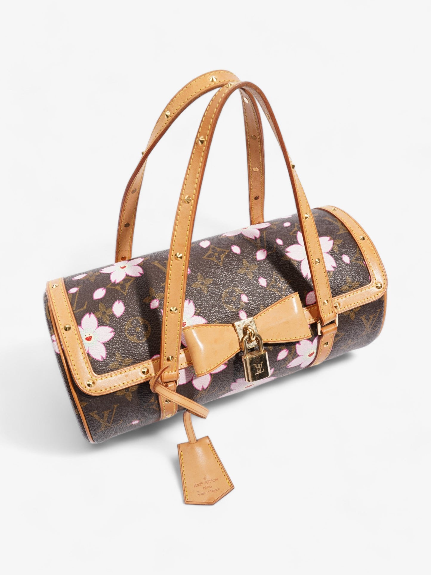 Louis Vuitton Papillon X Takashi Murakami Monogram Cherry Blossom Coated Canvas