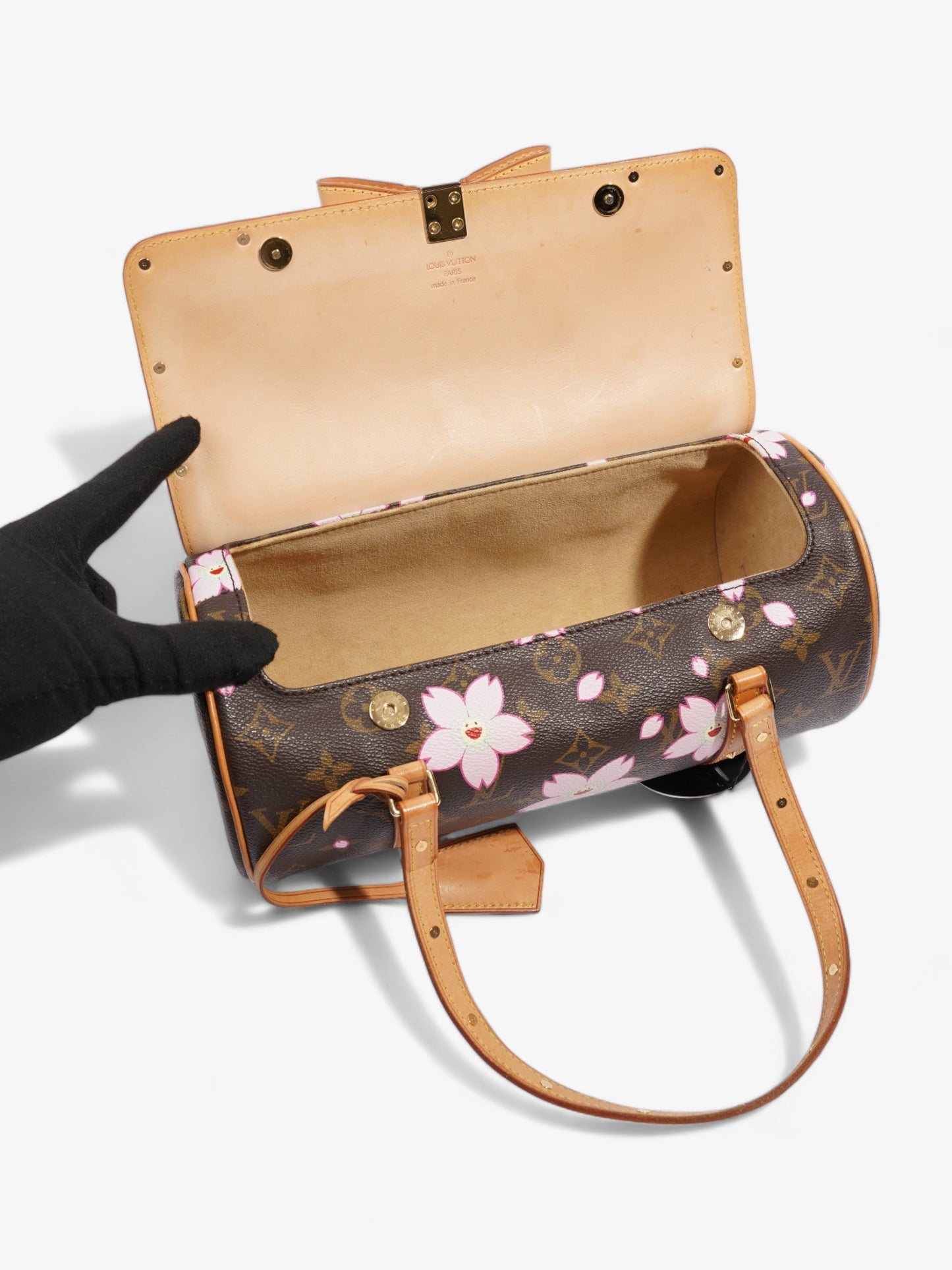 Louis Vuitton Papillon X Takashi Murakami Monogram Cherry Blossom Coated Canvas