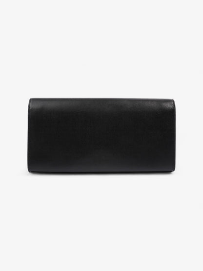 Saint Laurent Cassandre Clutch Black Leather