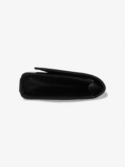 Saint Laurent Cassandre Clutch Black Leather