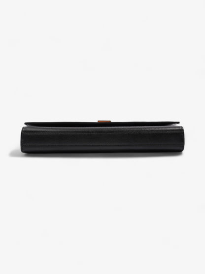 Saint Laurent Cassandre Clutch Black Leather