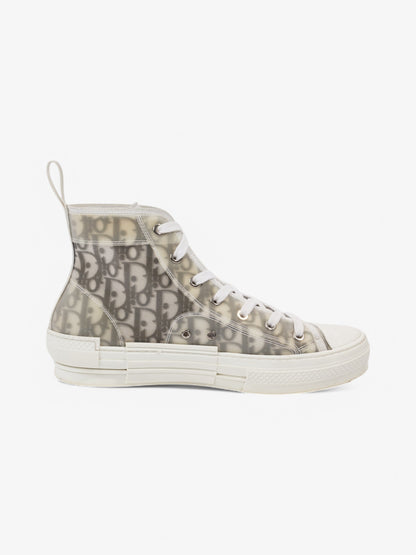 Christian Dior B23 High-tops White  / Grey Oblique Mesh EU 40 UK 6
