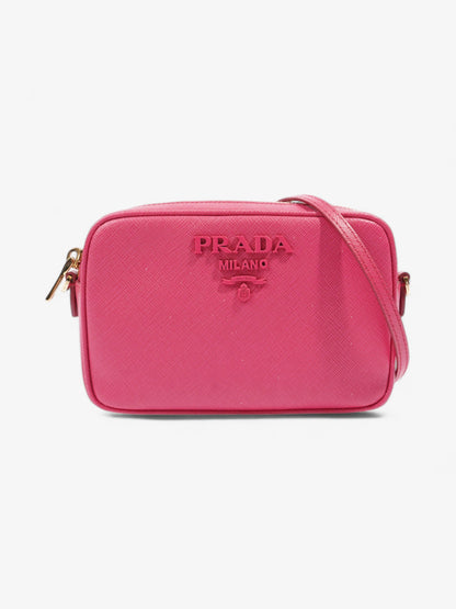 Prada Camera Bag Hot Pink Saffiano Leather