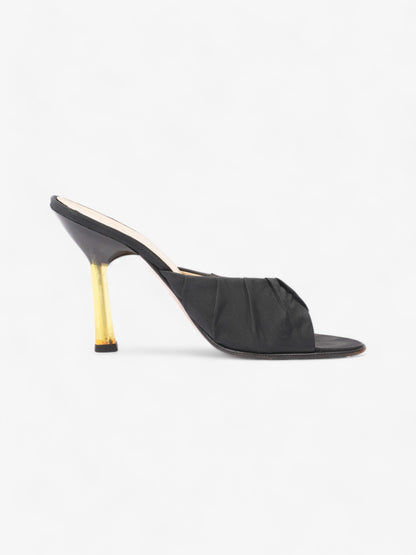 Prada Pump 100 Black Satin EU 37 UK 4