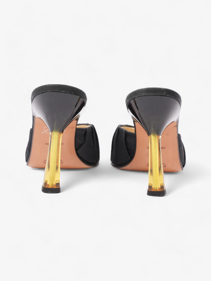 Prada Pump 100 Black Satin EU 37 UK 4
