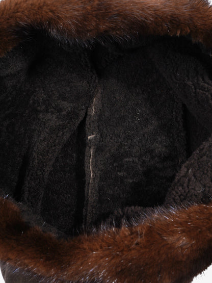 Prada Shearling Bag Brown Shearling