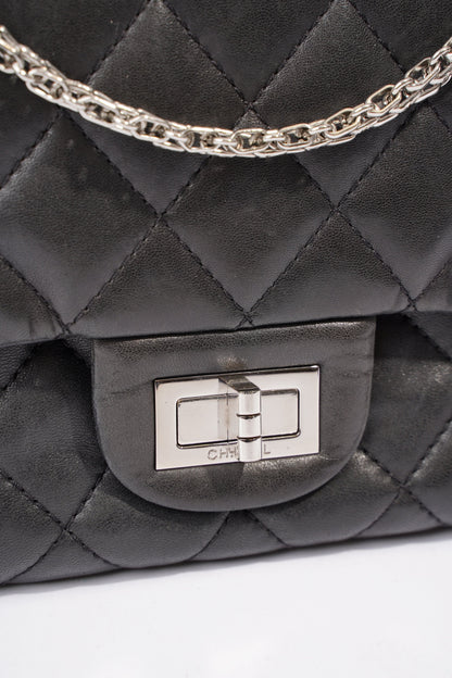 Chanel 2.55 Reissue Flap Black Calfskin Leather