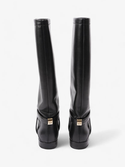 Christian Dior Riding Boots Black Leather EU 37 UK 4
