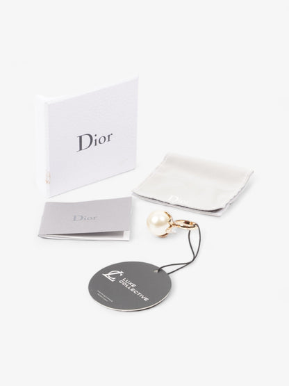 Christian Dior Faux Pearl Ring Gold Base Metal M (Circumference - 16.56mm)