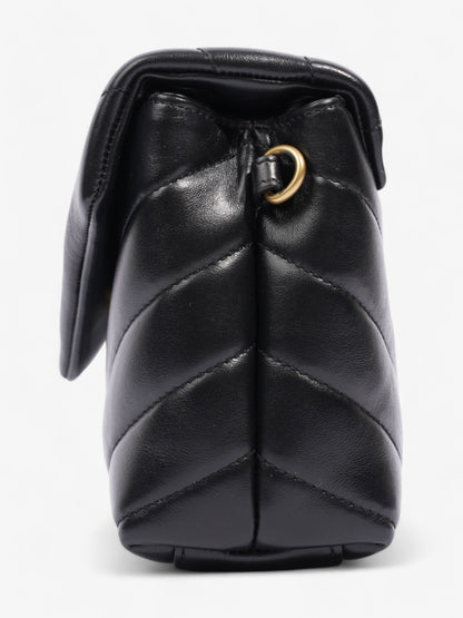 Saint Laurent Lou Lou Black Calfskin Leather Toy