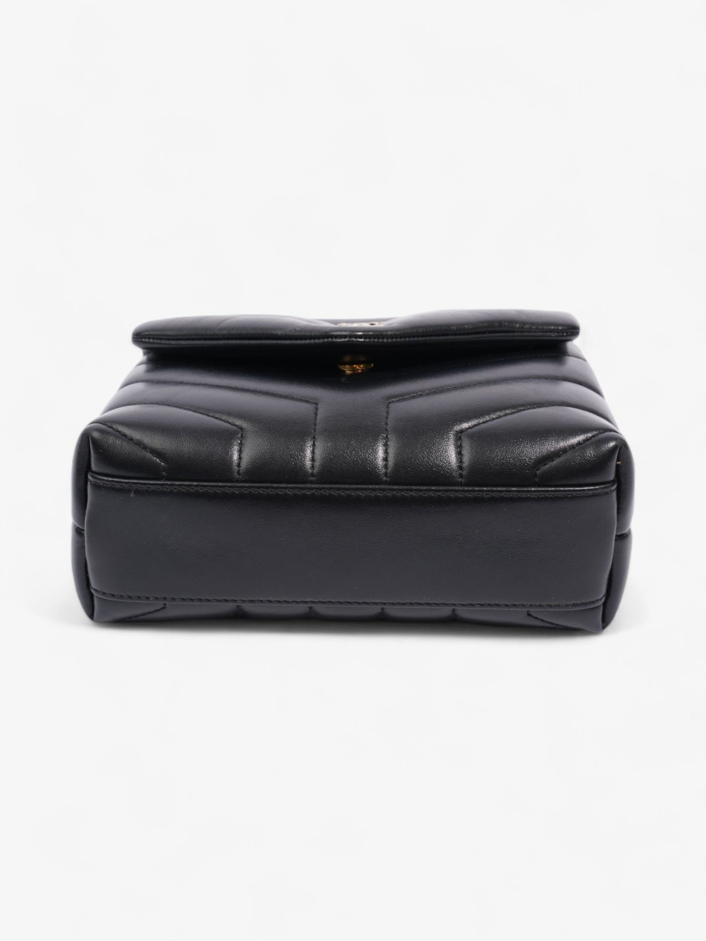 Saint Laurent Lou Lou Black Calfskin Leather Toy
