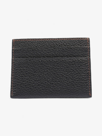 Burberry TB Card Holder Black Calfskin Leather