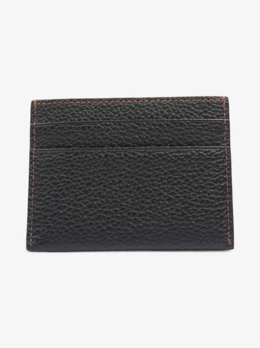 Burberry TB Card Holder Black Calfskin Leather