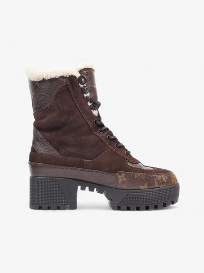 Louis Vuitton Laureate Platform Desert Boot Brown Suede EU 37 UK 4
