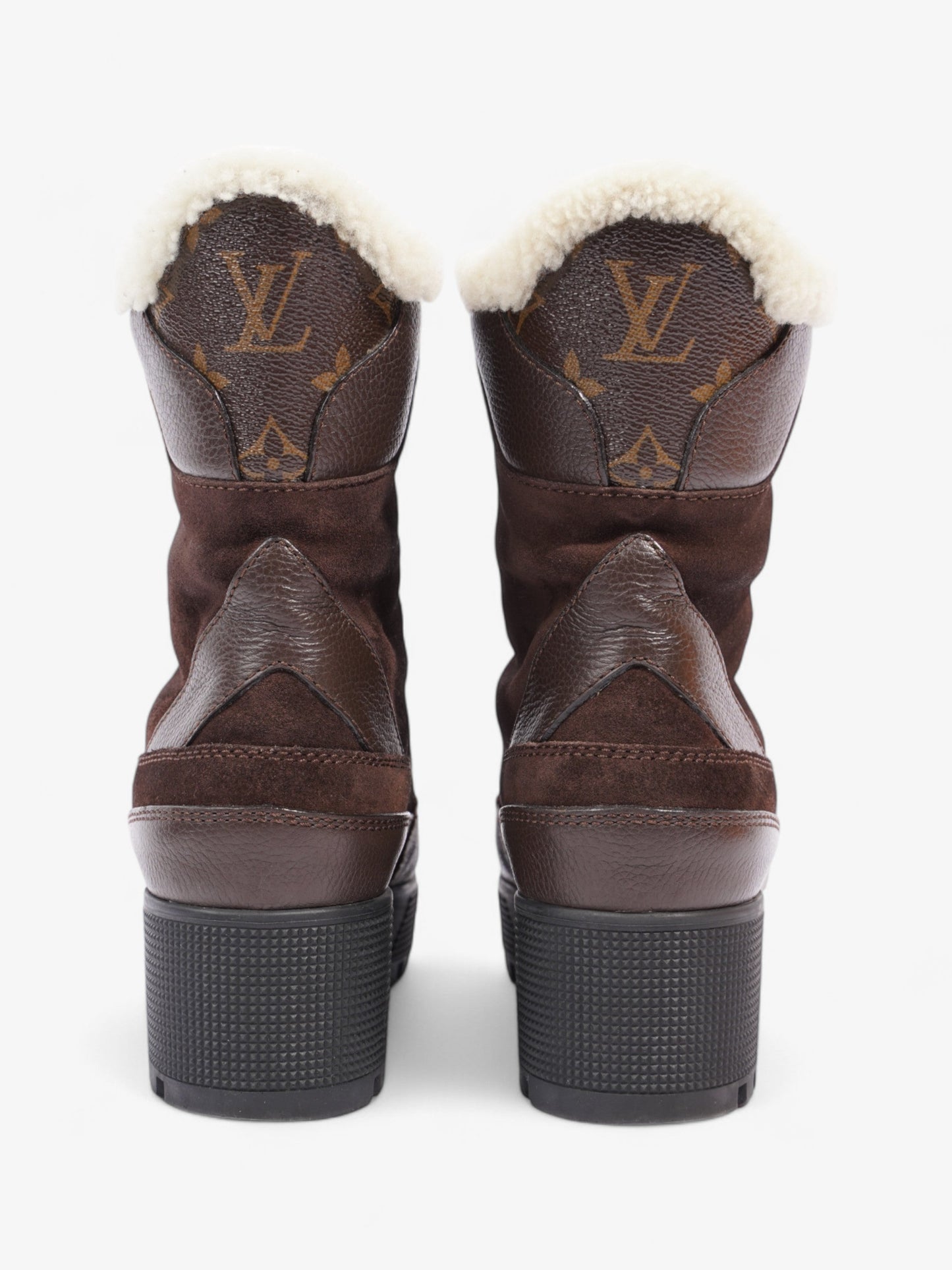 Louis Vuitton Laureate Platform Desert Boot Brown Suede EU 37 UK 4