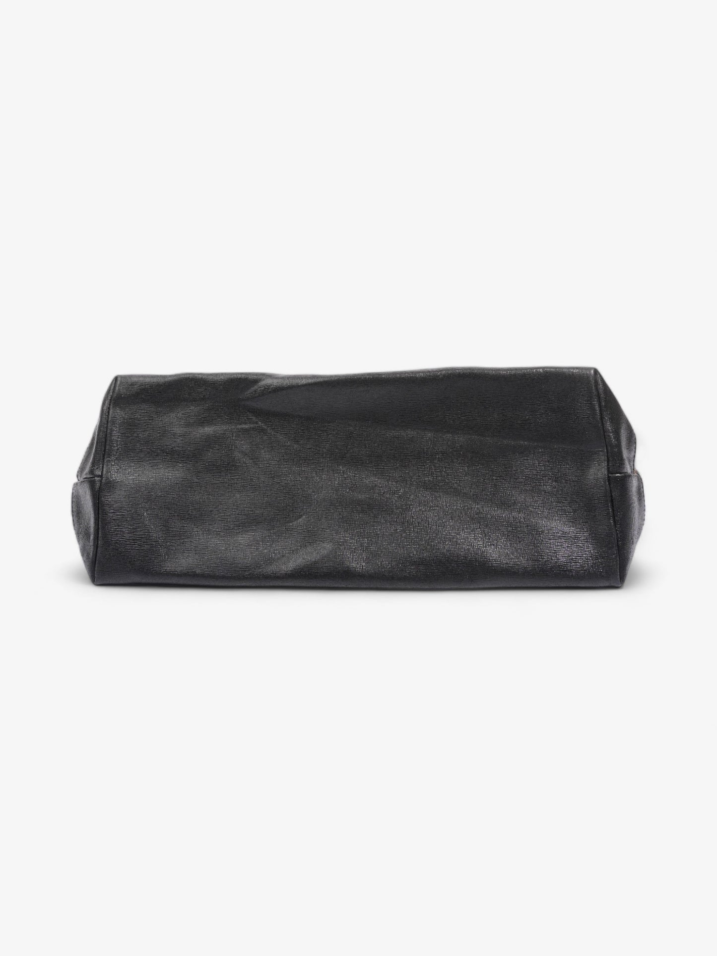 Fendi Roll Tote Tobacco / Black Zucca Canvas