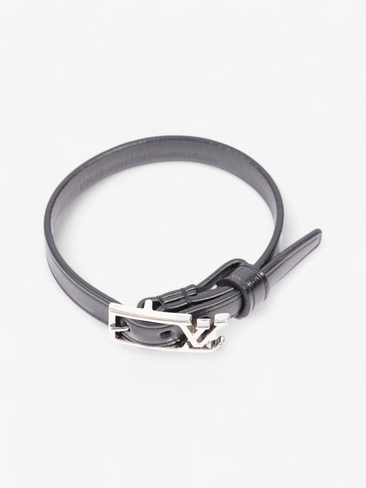 Louis Vuitton Skyline Bracelet Black Leather 19