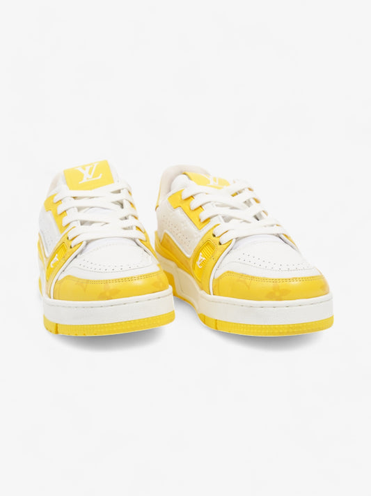 Louis Vuitton LV 54 Sneakers White  / Yellow Leather EU 35 UK 2