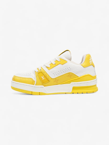 Louis Vuitton LV 54 Sneakers White  / Yellow Leather EU 35 UK 2