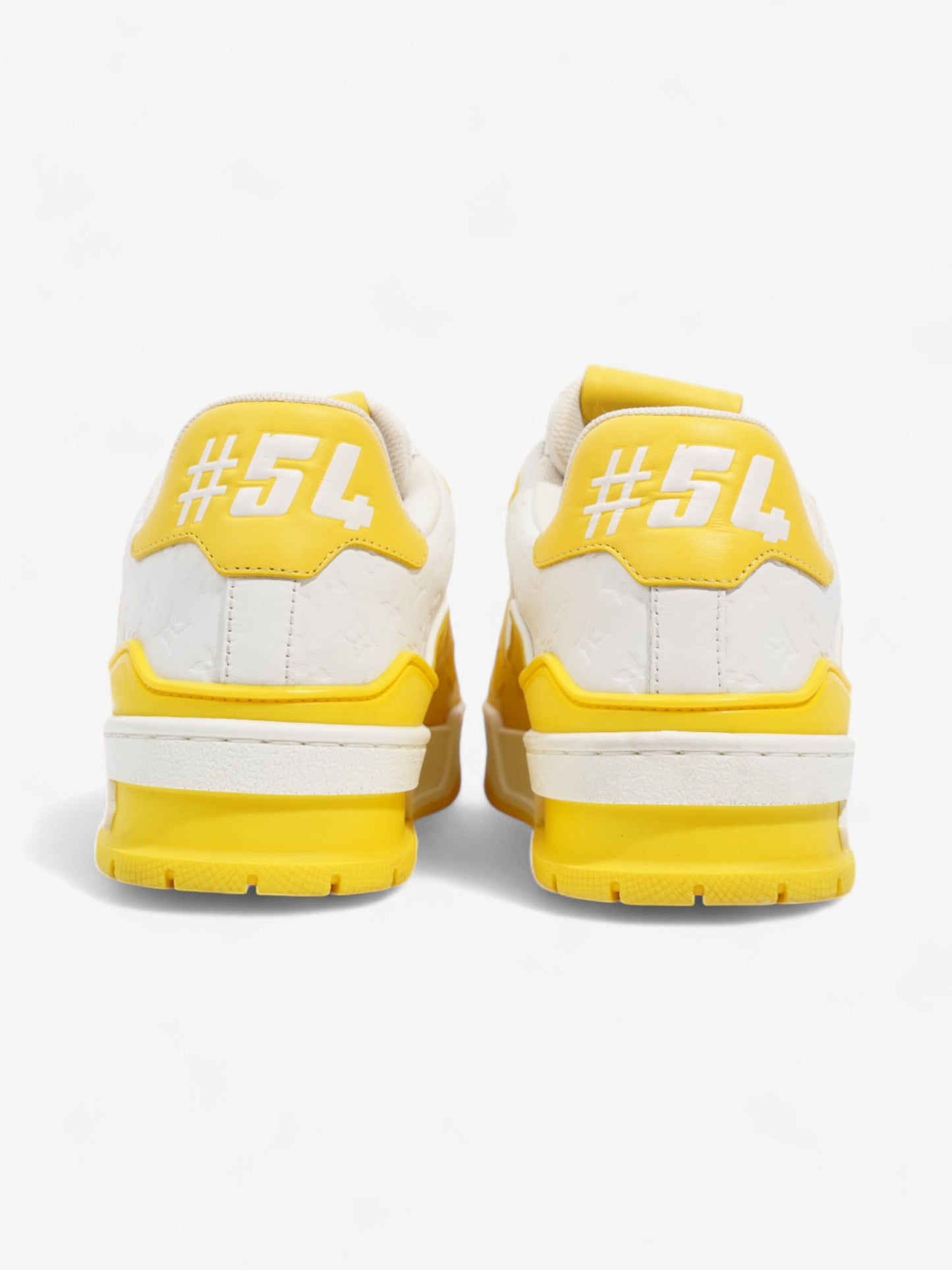 Louis Vuitton LV 54 Sneakers White  / Yellow Leather EU 35 UK 2