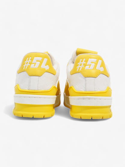 Louis Vuitton LV 54 Sneakers White  / Yellow Leather EU 35 UK 2