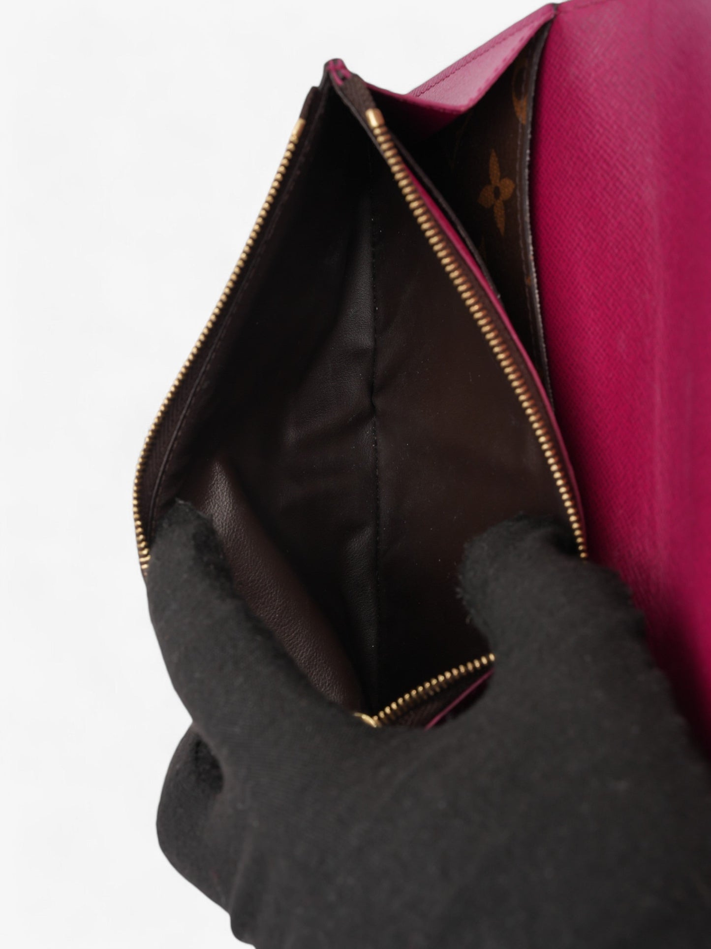 Louis Vuitton Emilie Wallet Monogram Coated Canvas
