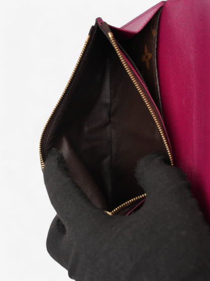 Louis Vuitton Emilie Wallet Monogram Coated Canvas