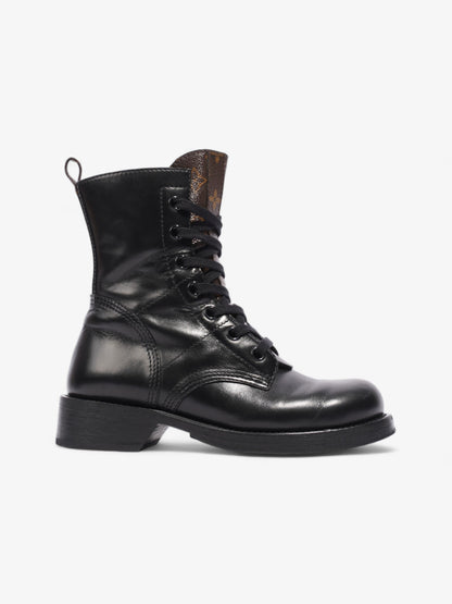 Louis Vuitton Metropolis Flat Rangers Black / Monogram Leather EU 37.5 UK 4.5