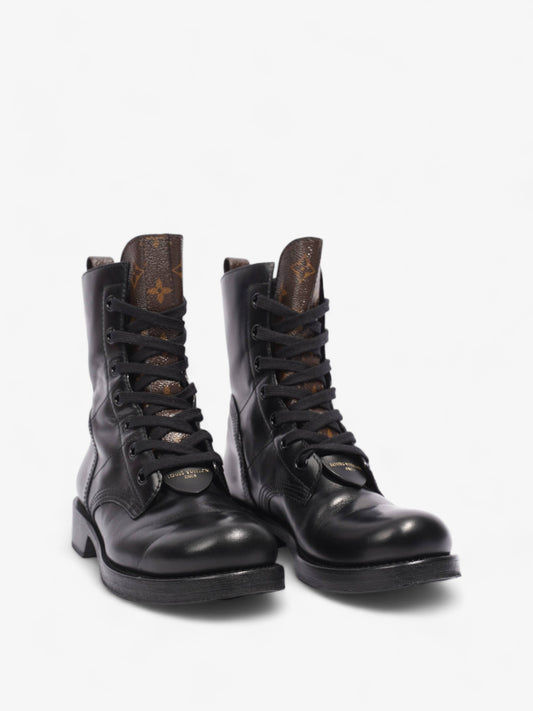 Louis Vuitton Metropolis Flat Rangers Black / Monogram Leather EU 37.5 UK 4.5