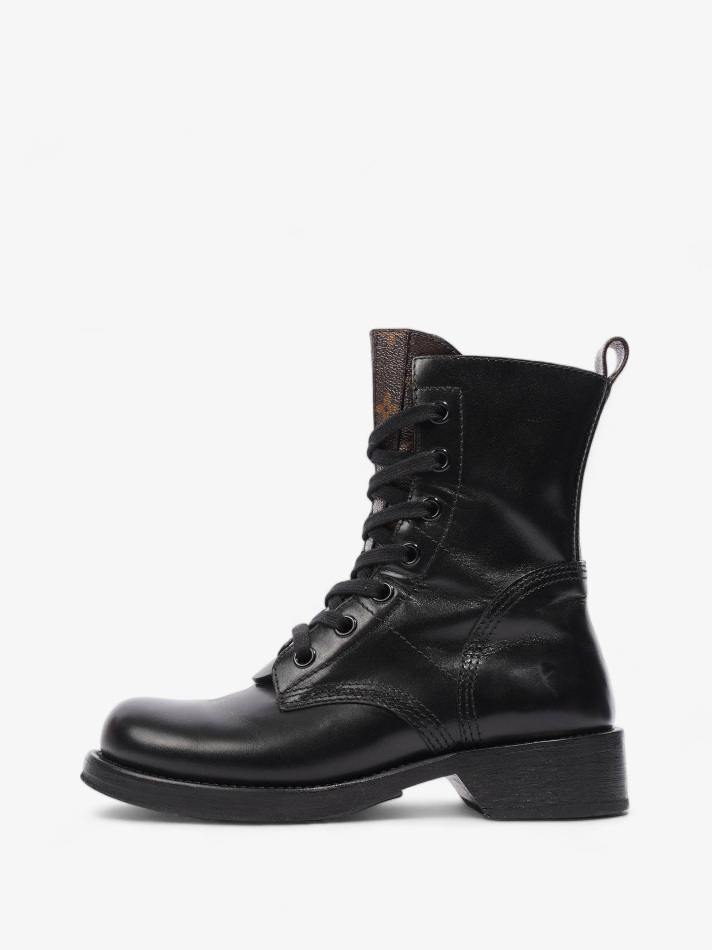 Louis Vuitton Metropolis Flat Rangers Black / Monogram Leather EU 37.5 UK 4.5