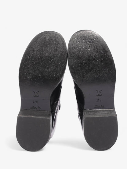 Louis Vuitton Metropolis Flat Rangers Black / Monogram Leather EU 37.5 UK 4.5