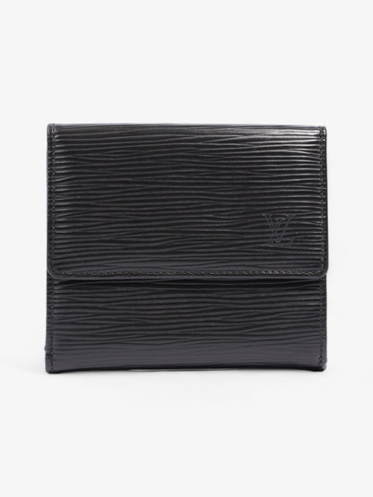 Louis Vuitton Bifold Wallet Black Epi Leather