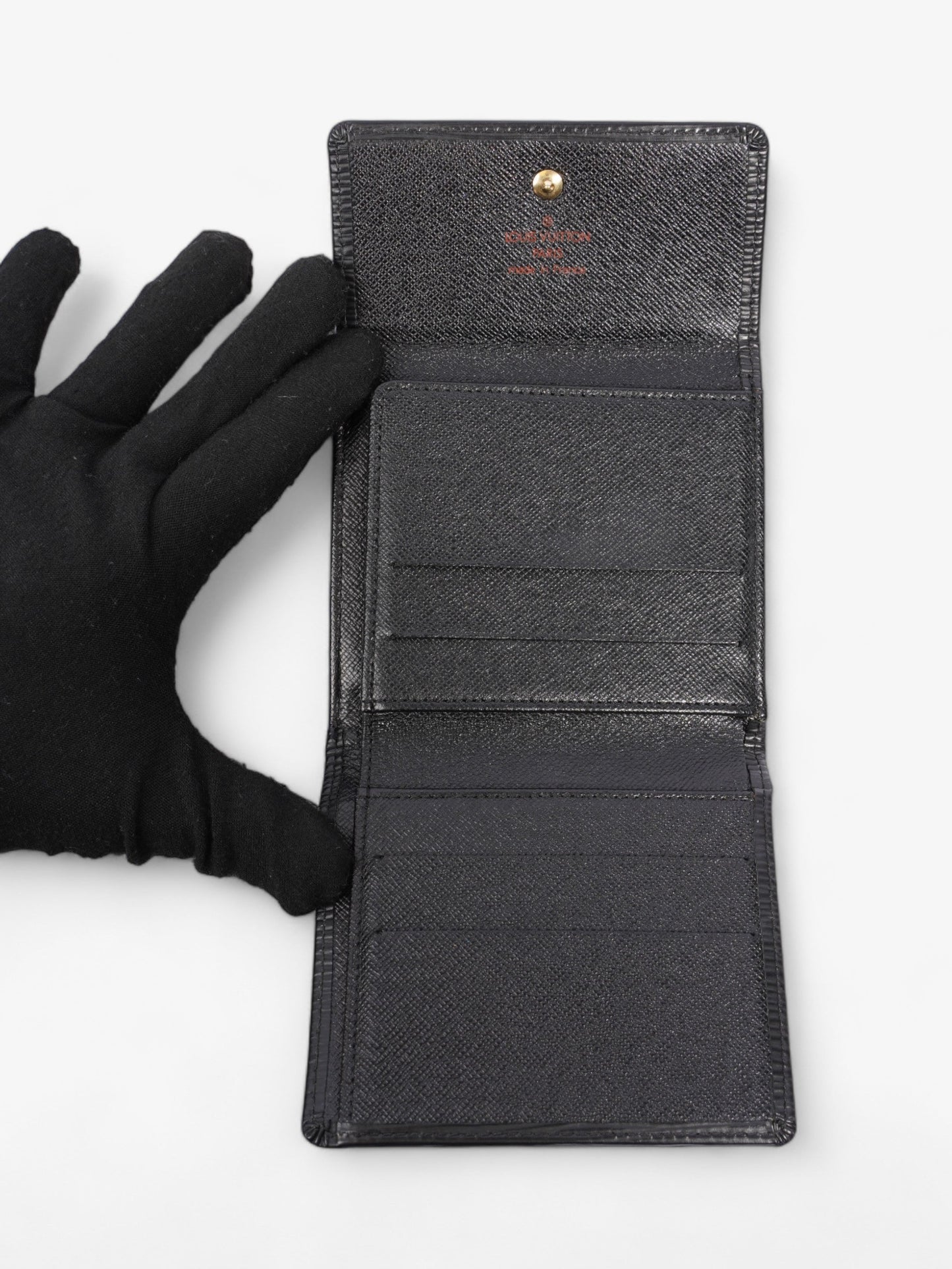 Louis Vuitton Bifold Wallet Black Epi Leather