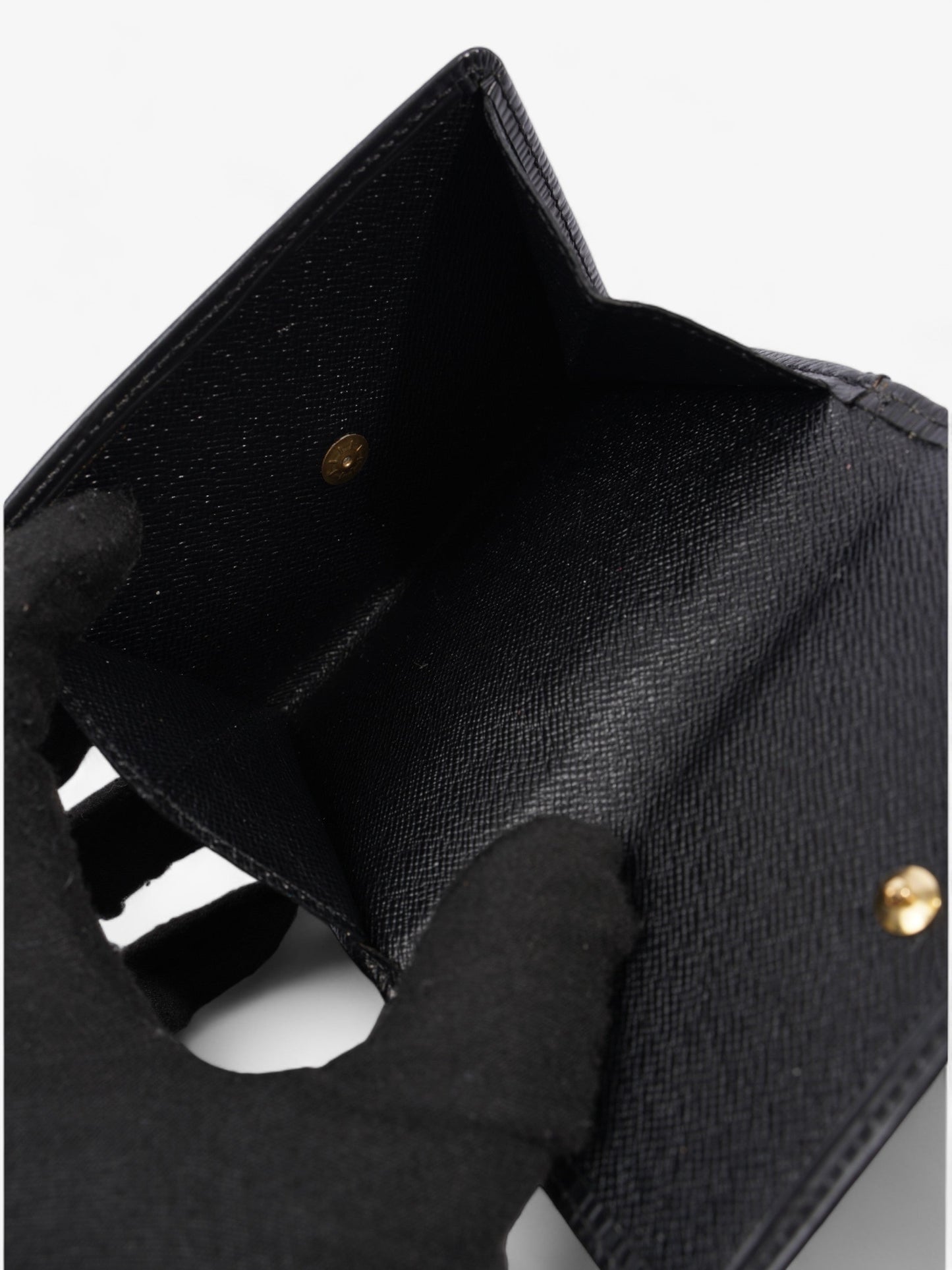 Louis Vuitton Bifold Wallet Black Epi Leather