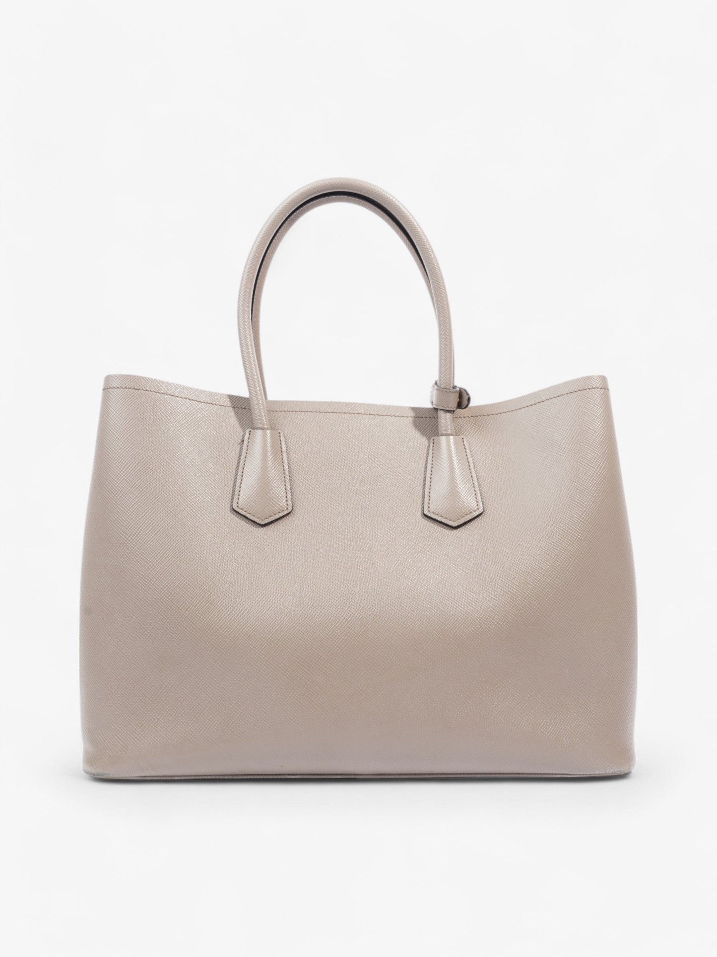 Prada Galleria Grey Saffiano Leather Large
