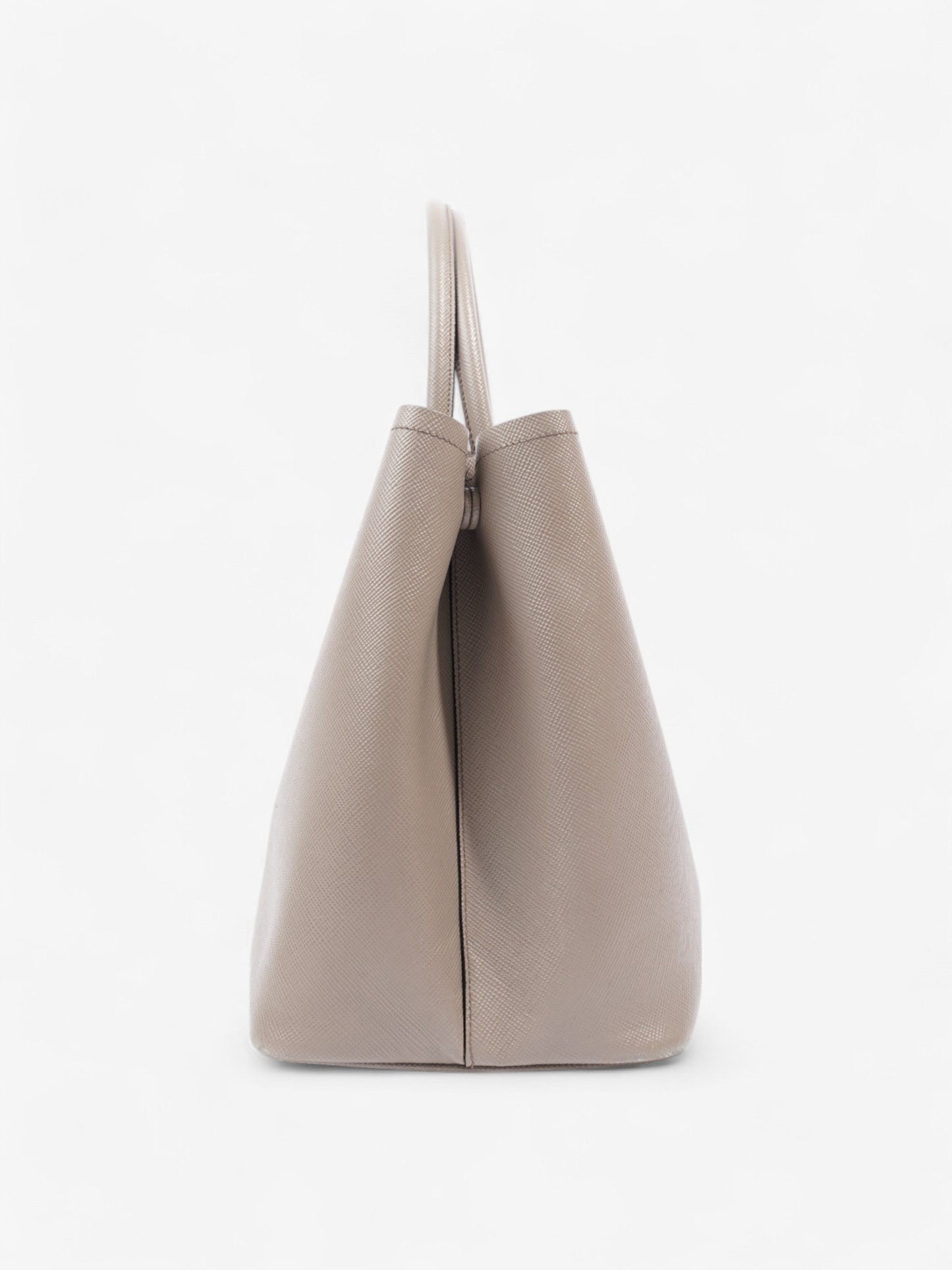 Prada Galleria Grey Saffiano Leather Large