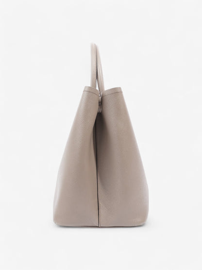 Prada Galleria Grey Saffiano Leather Large