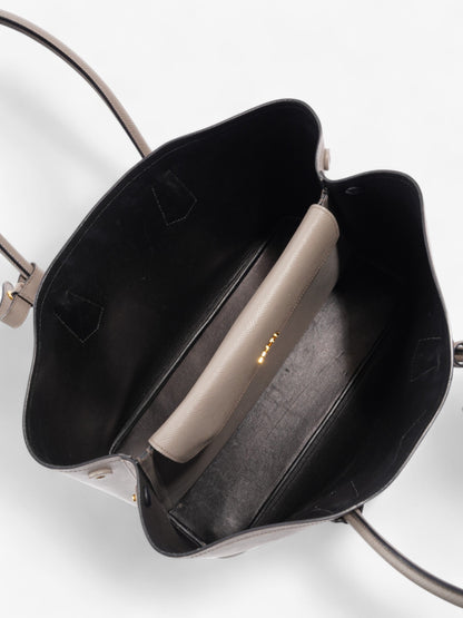 Prada Galleria Grey Saffiano Leather Large