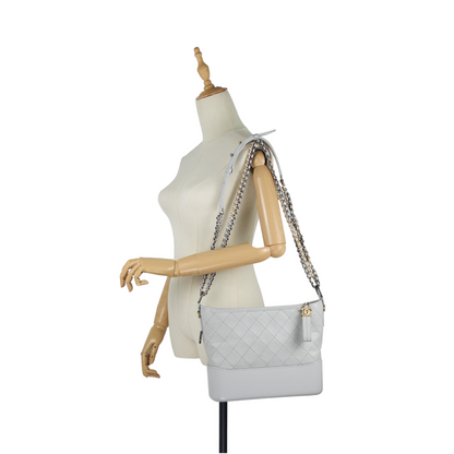 Chanel Gabrielle Medium Calfskin Leather Hobo Bag