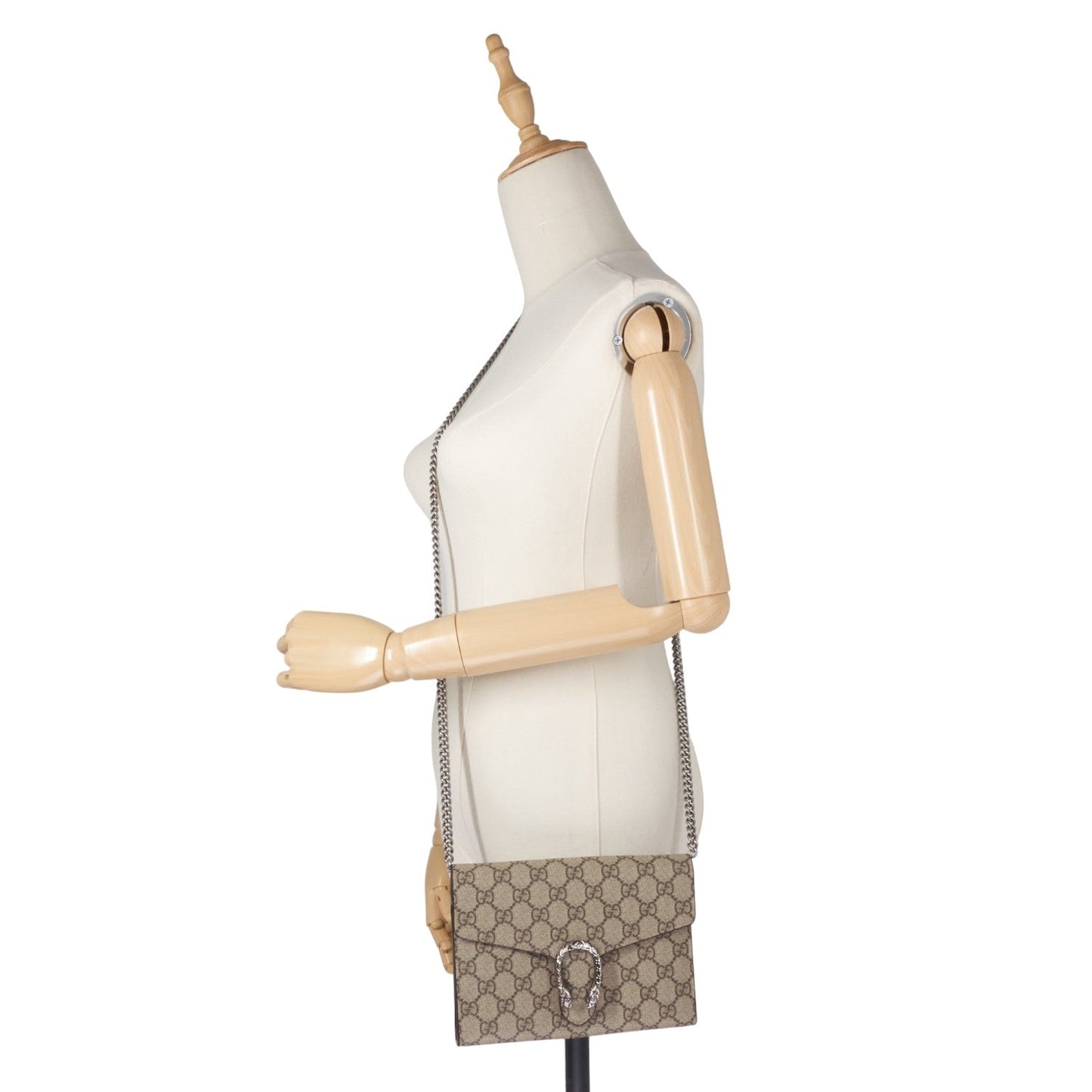 Gucci Dionysus GG Supreme Canvas Chain Wallet Bag